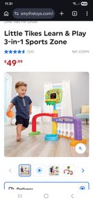 Little tykes 3 in 1 sports zone