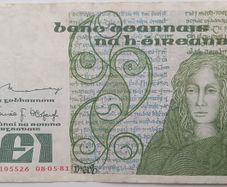 1981 Irish 1 Punt Pound Note