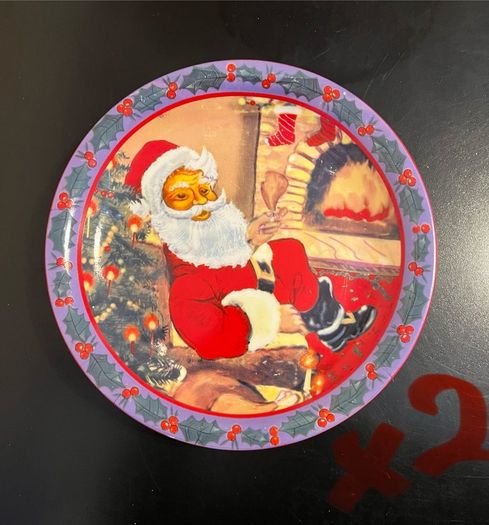 Christmas plates
