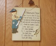 Anglers Prayer Sign