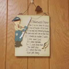 Anglers Prayer Sign