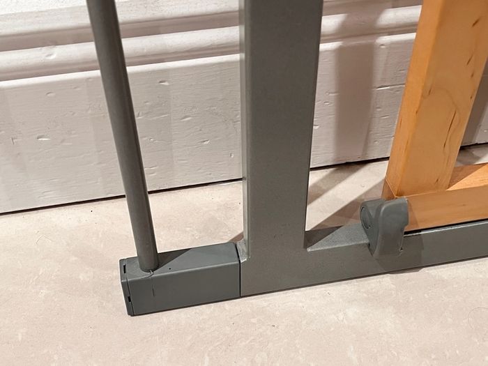 Stair Baby Safety Gate - by Lindam in beech and metal finish