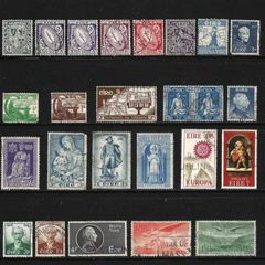 stamps of Ireland 80 pcs 1922-1991