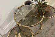 Vintage Milo Baughman style three tier