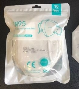 50 x One Size KN95 FFP2 Face Mask, Protective Mask 10 piece