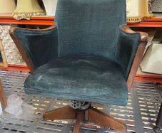 Antique swivel office desk chair