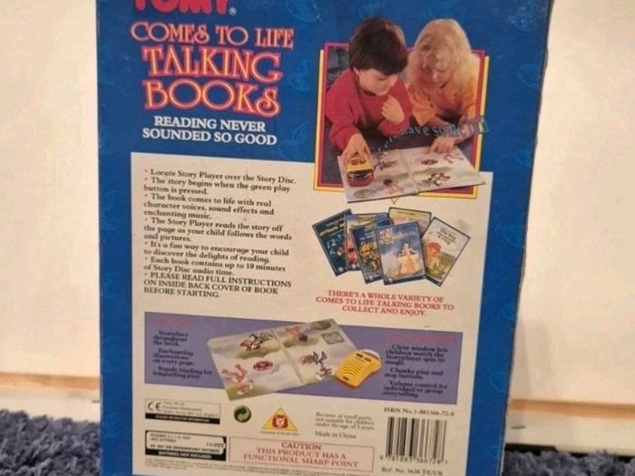 Tomy Comes To Life Talking Books 1993 - New In Box Rare Retro Vintage