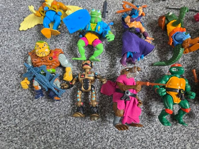 Teenage mutant teenage turtles 1980s vintage toys
