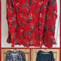 selection of ladies tops sz 28