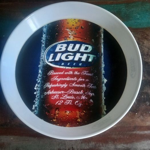 Vintage bud light serving tray