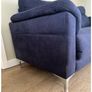 couches 2 and 3 seater Roxy Navy Blue Image 8