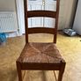 Solid pine kitchen table with 6 chairs Image 3