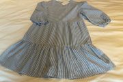 Girls Girls stunning Sold Out New NWT blue and white candy stripe dress H&amp;M 10 11