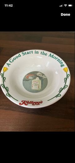Vintage Kelloggs Bowls