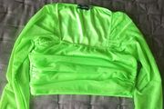 Green size 14 top bt Prettylittlething