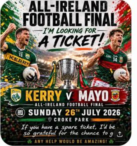 mayo kerry tickets wanted