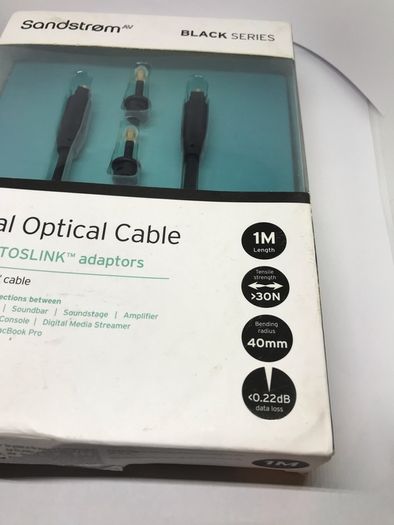 New Sandstrom Black Series Digital Optical Cable