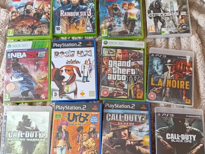 PS2 PS3 Xbox Wii Games mix