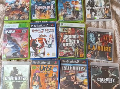 PS2 PS3 Xbox Wii Games mix