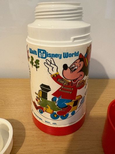 Vintage Retro Aladdin Walt Disney thermos flask c1970