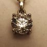 Sterling Silver Swarovski Zirconia Pendant & Chain Image 10
