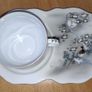 Vintage Japanese eggshell porcelain teacup with saucer Image 2