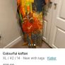 Colourful Katier kaftan - size 14- new Image 4