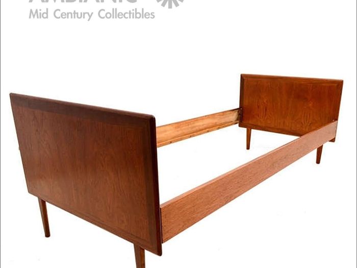 Danish mid-century modelled handmade beds