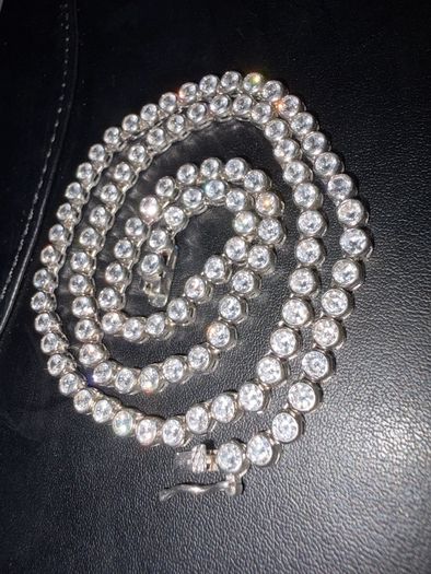Silver necklaces