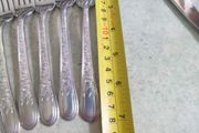 Set of 6 Wallace Brothers "Overlaid" Silverplate Forks No 1