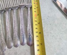 Set of 6 Wallace Brothers "Overlaid" Silverplate Forks No 1