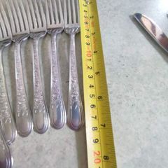 Set of 6 Wallace Brothers "Overlaid" Silverplate Forks No 1