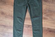 MS Mens Slim Fit Stretch Cotton Chinos - Deep Forest Green (W30 / L29)