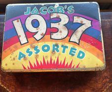 Very rare 1937 JACOBS biscuit tin