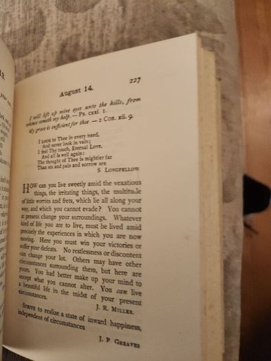 Daily Strenght For Daily Needs. By Mary W. Tileston. Hardback With Dustjacket In Good Condition.