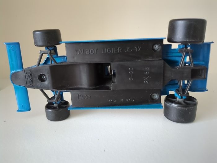 Vintage Polistil Talbot Ligier JS 17 F1 Die-Cast Model 1:23 Scale