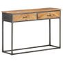 Console Table 110x35x75 cm Solid Acacia Wood Image 9