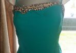 Marine green padded swimsuit size UK20 EU48 Cup DD Perfect condition Postage included