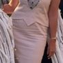 BASTYAN blush bling structured dress Sz 14UK - Rrp 675 (New) Image 2