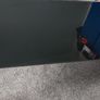 Glass black coffee table with silver legs Image 6