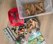 Wooden train set 3 sets