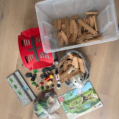 Wooden train set 3 sets