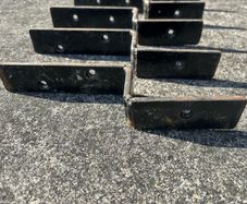 Steel angle brackets