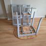 Adjustable Dining Table & 4 dining chairs Image 2