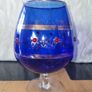 Large vintage Bohemia glass goblet Image 2