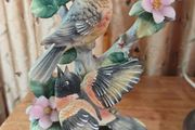 Vintage porcelain bird figurine.  Baltimore Orioles.