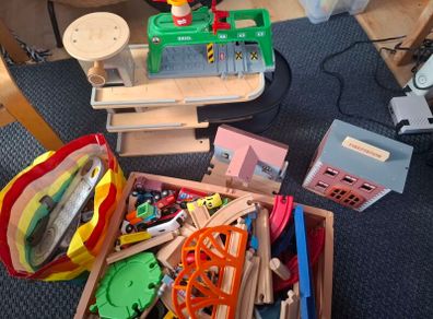Train track set (Mix of Brio, Little Dutch, IKEA and Lidl)