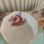 Vintage Royal Albert Turquoise & Rose Duo Image 2