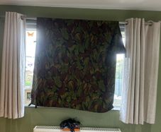 Army Camouflage survivalist  waterproof cover 2400 x 1800 with tying eyes and snap buttons