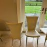 Leather dining chairs Image 2